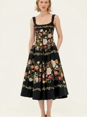 Agua by Agua Bendita | Dresses | Agua Lima Embroidered Butterfly Linen Maxi  Dress 50 New Without Tag | Poshmark